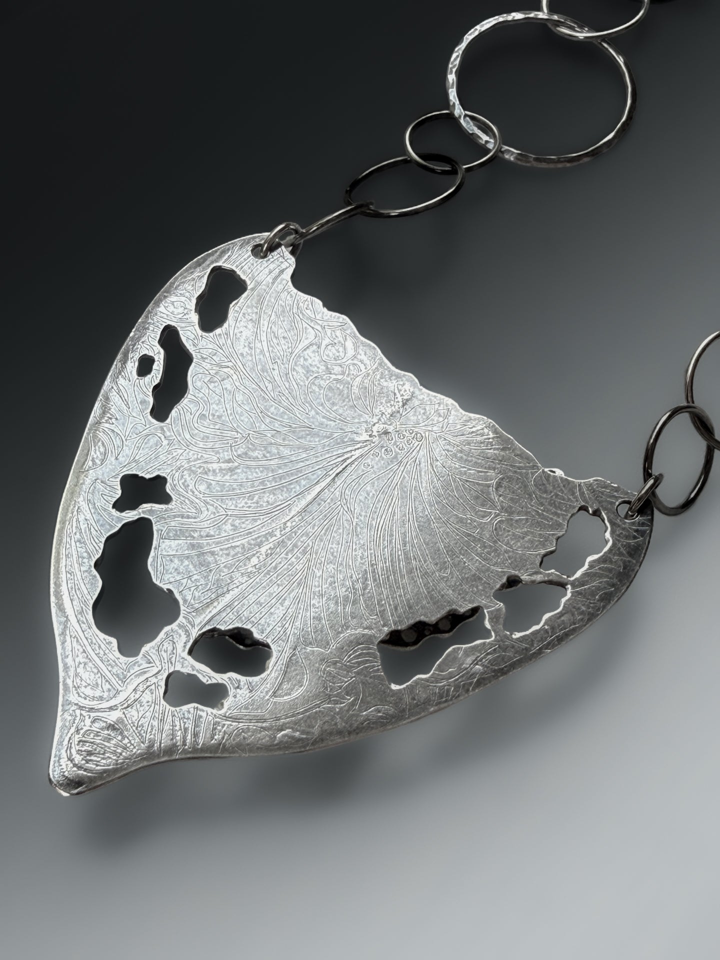 2 of 4 Reserved for Shelley H.: Dendritic Agate Locket Necklace with Keum-Boo