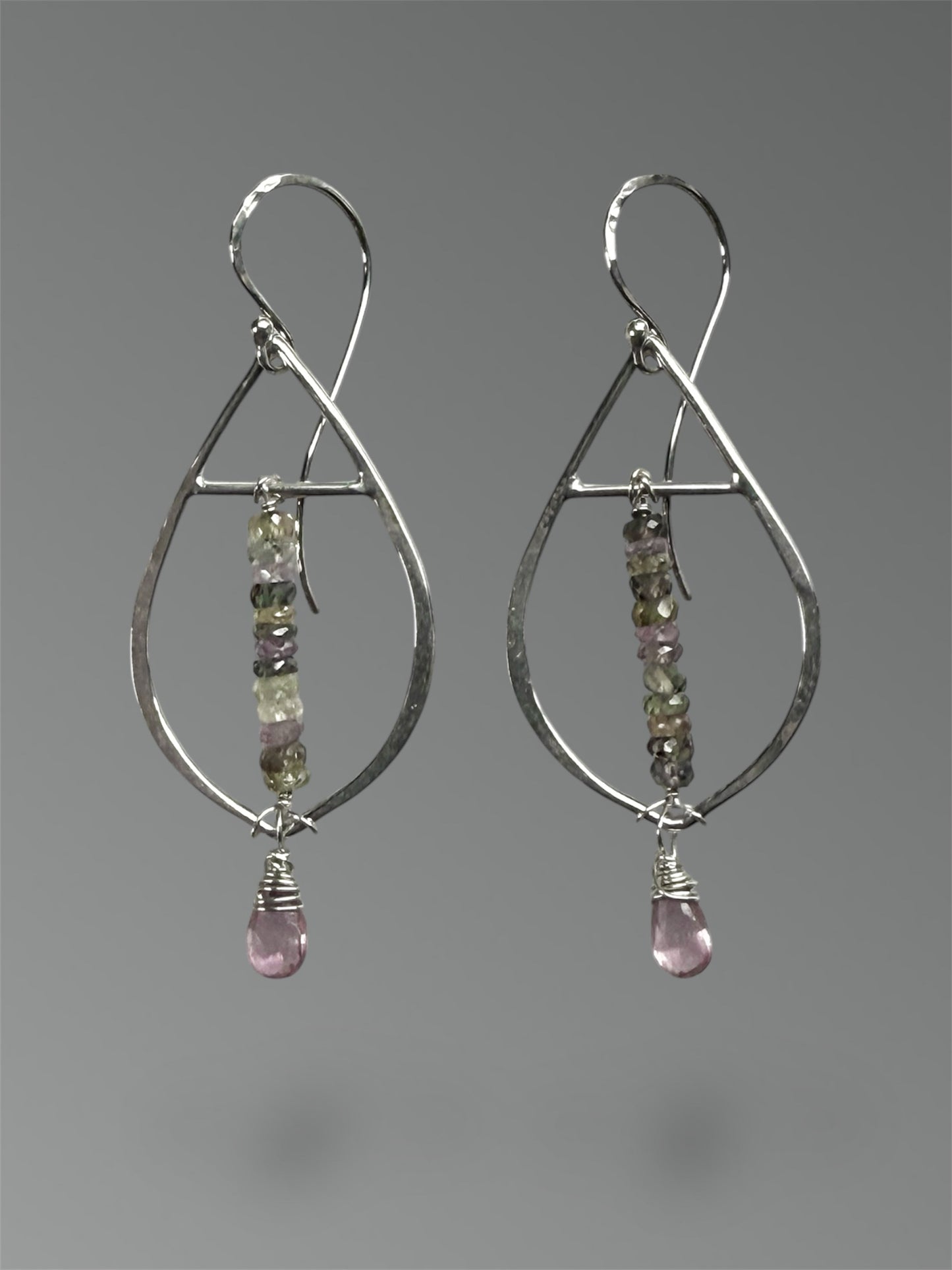 Multicolor Sapphire Earrings