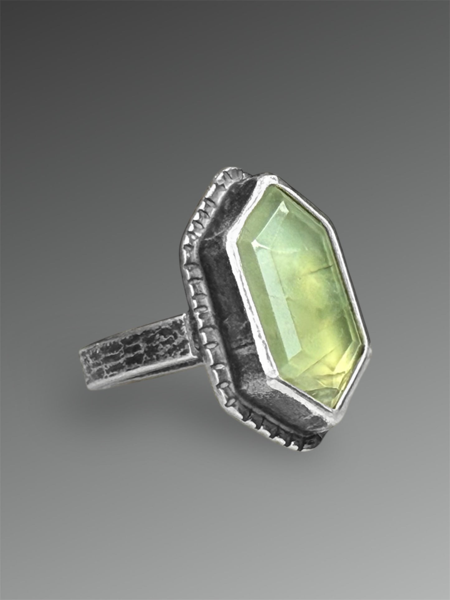 Prehnite Ring, Size 6