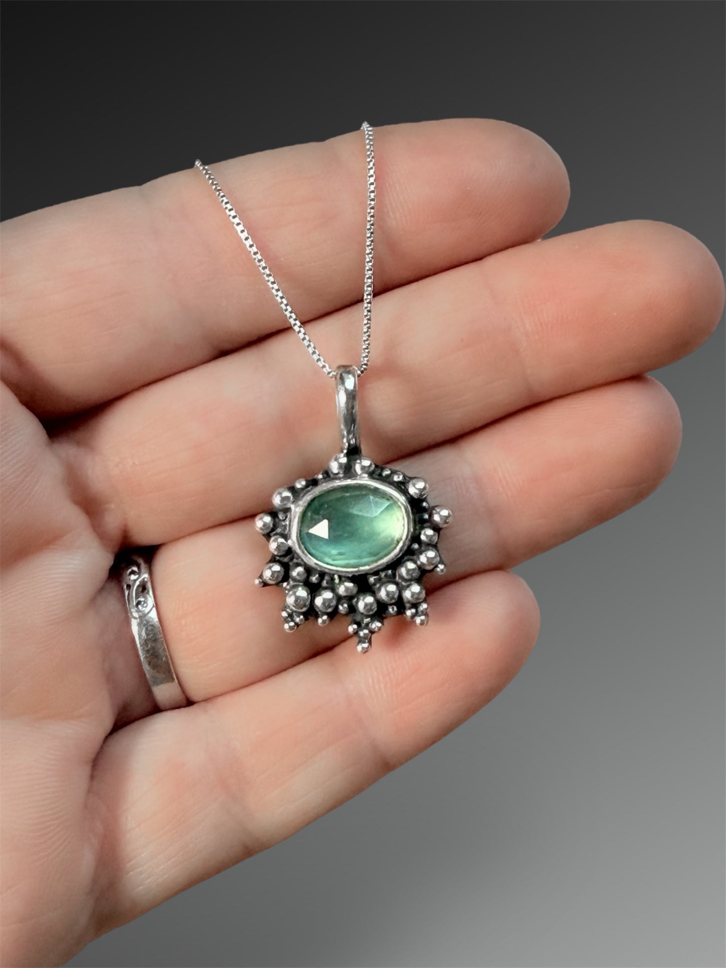 Imperial Kyanite Seafoam Necklace