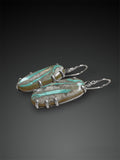 Royston Ribbon Turquoise Prong-Set Earrings