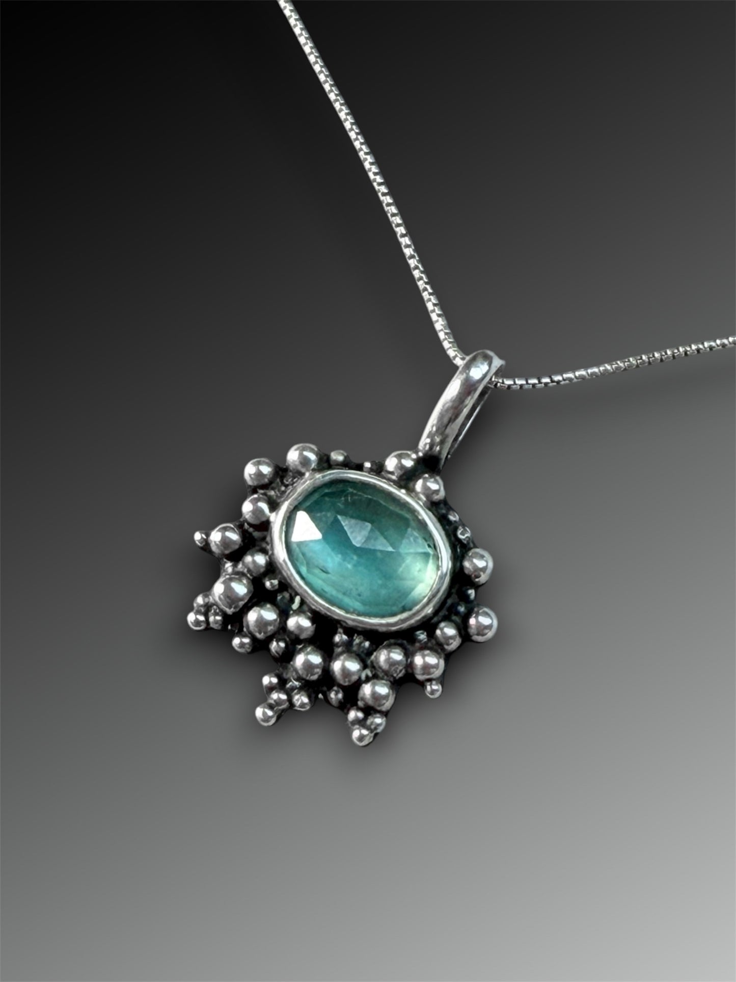 Imperial Kyanite Seafoam Necklace
