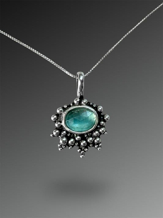 Imperial Kyanite Seafoam Necklace