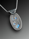 Moonstone Necklace with Pierced Back