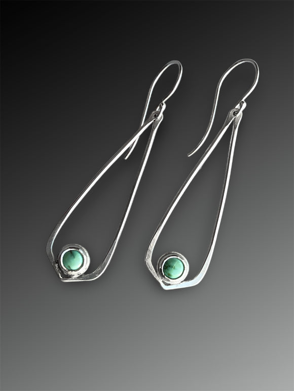 New Lander Long Frame Earrings