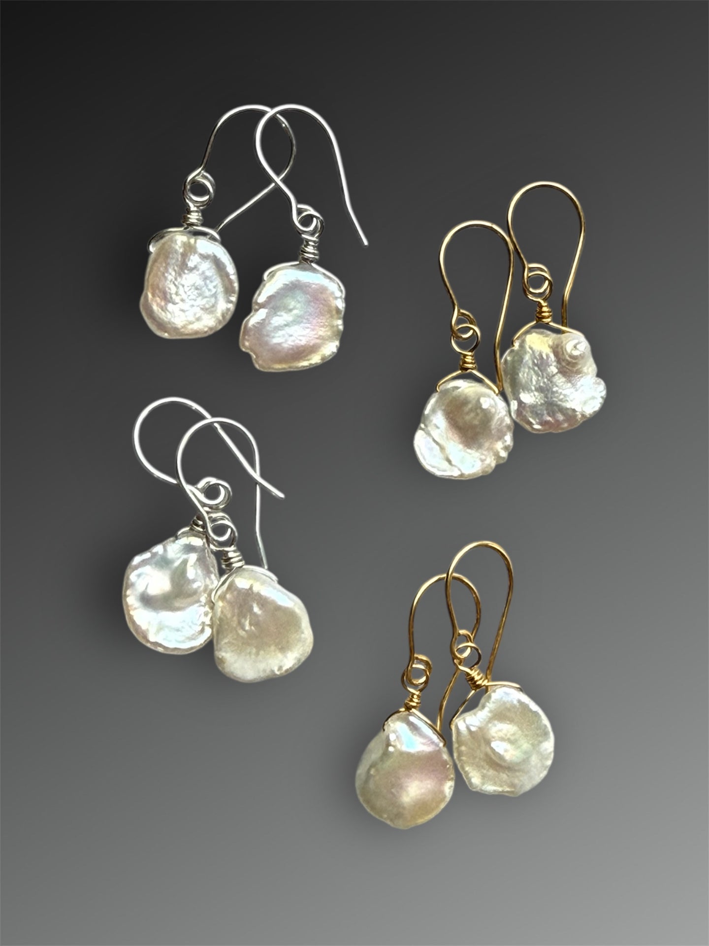 Keishi Pearl Drop Earrings