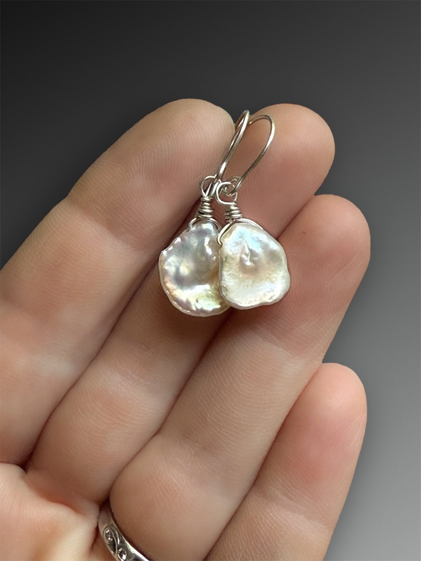 Keishi Pearl Drop Earrings