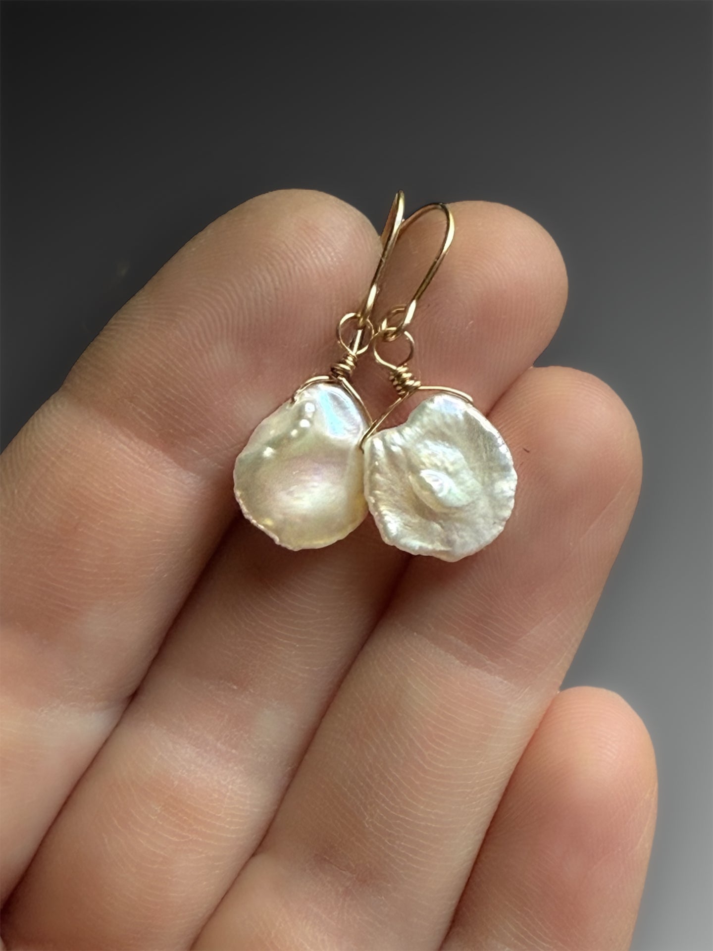 Keishi Pearl Drop Earrings