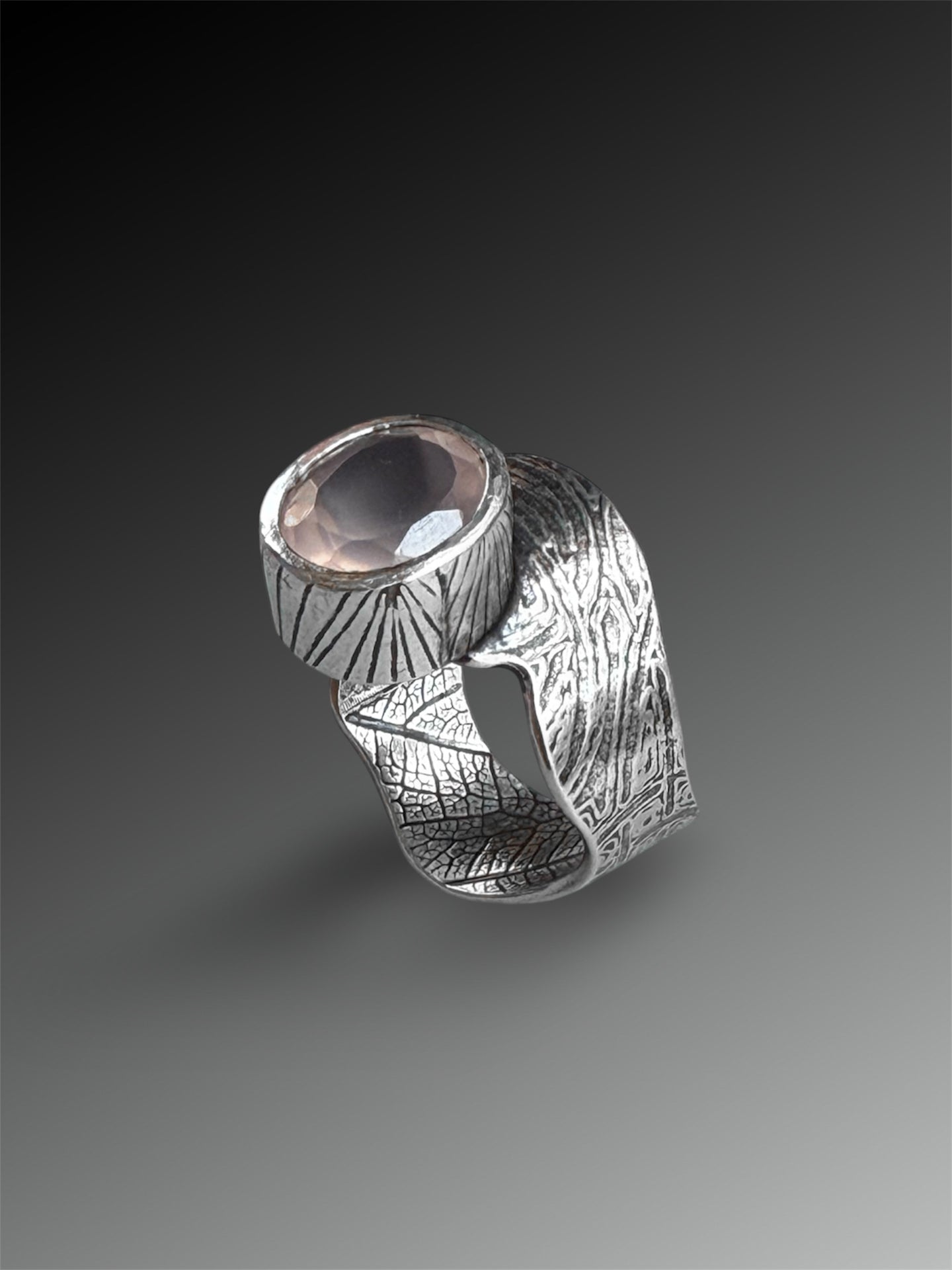 Reserved for Sarah S.: Deposit for Custom Rose Quartz Ring