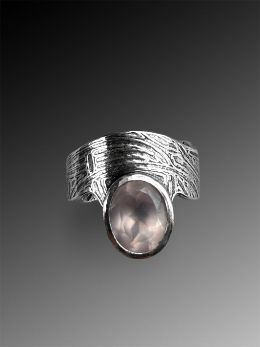 Reserved for Sarah S.: Deposit for Custom Rose Quartz Ring