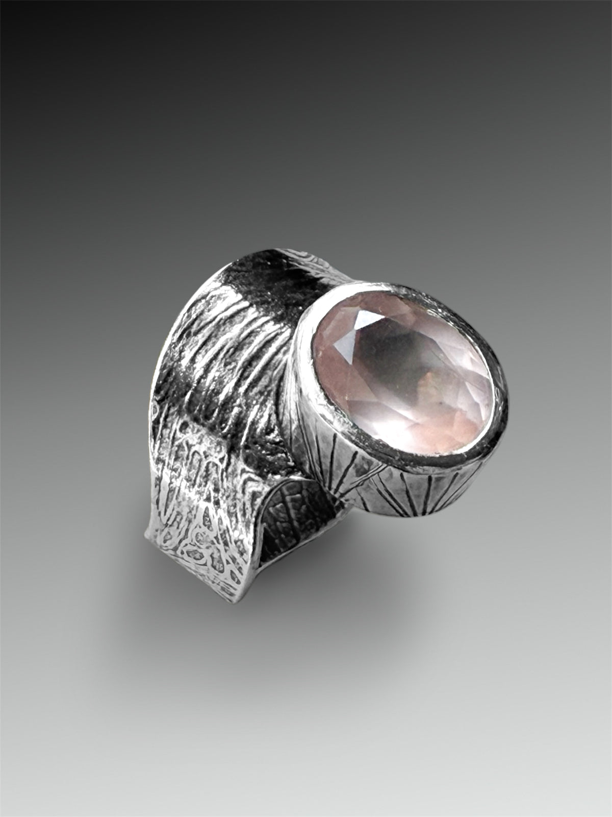 Reserved for Sarah S.: Custom Rose Quartz Ring
