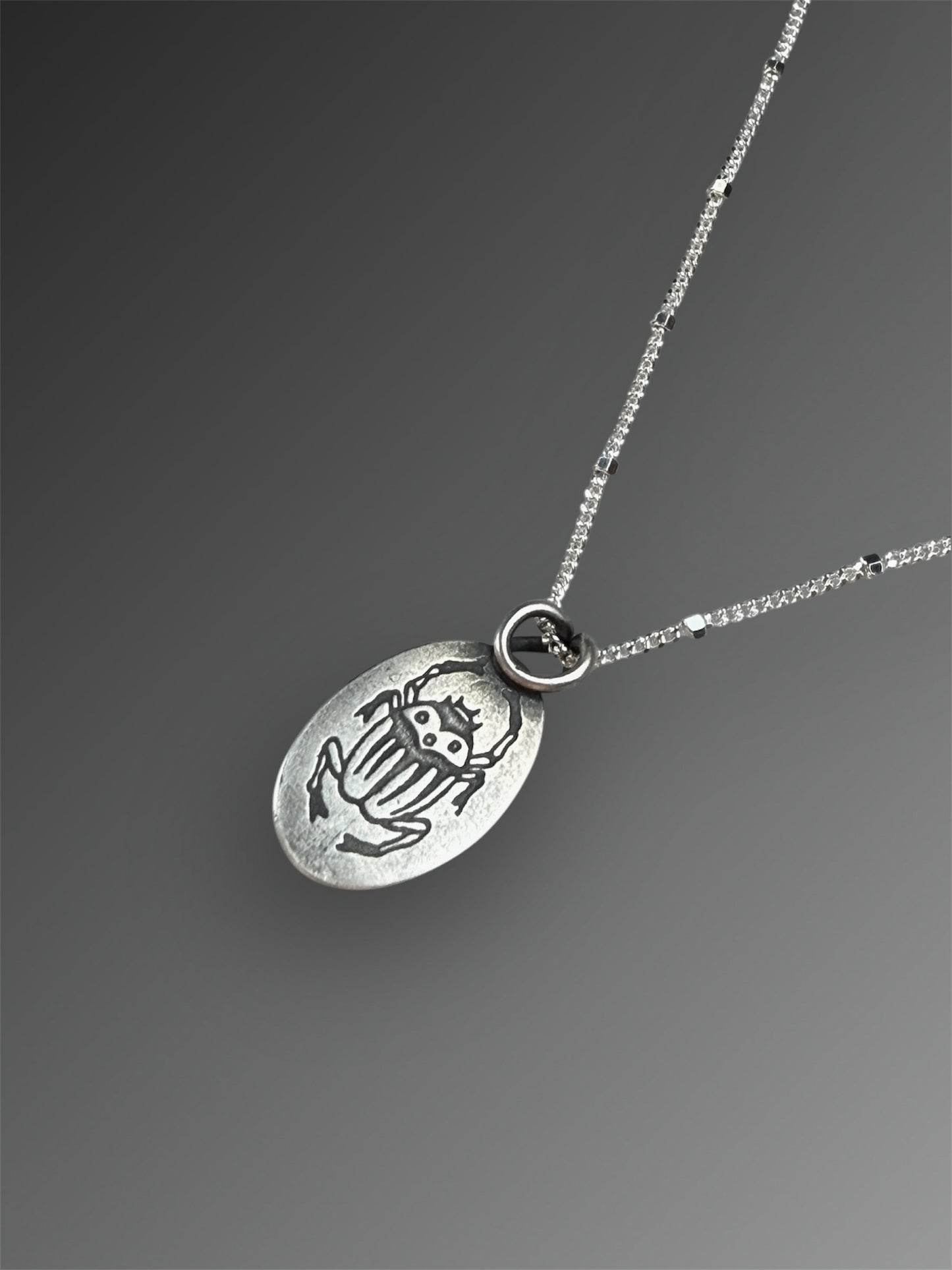 Emerald Scarab Necklace