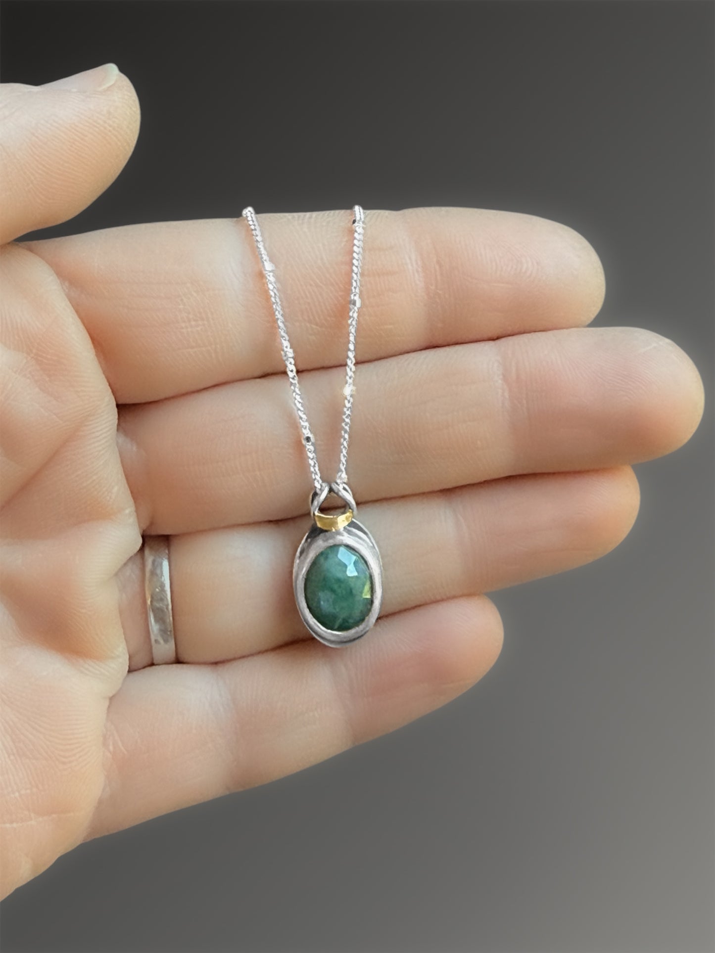 Emerald Scarab Necklace