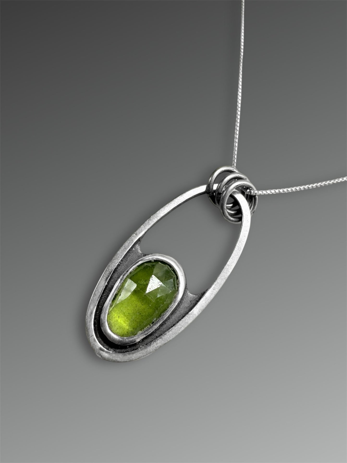 Vesuvianite Oval Necklace