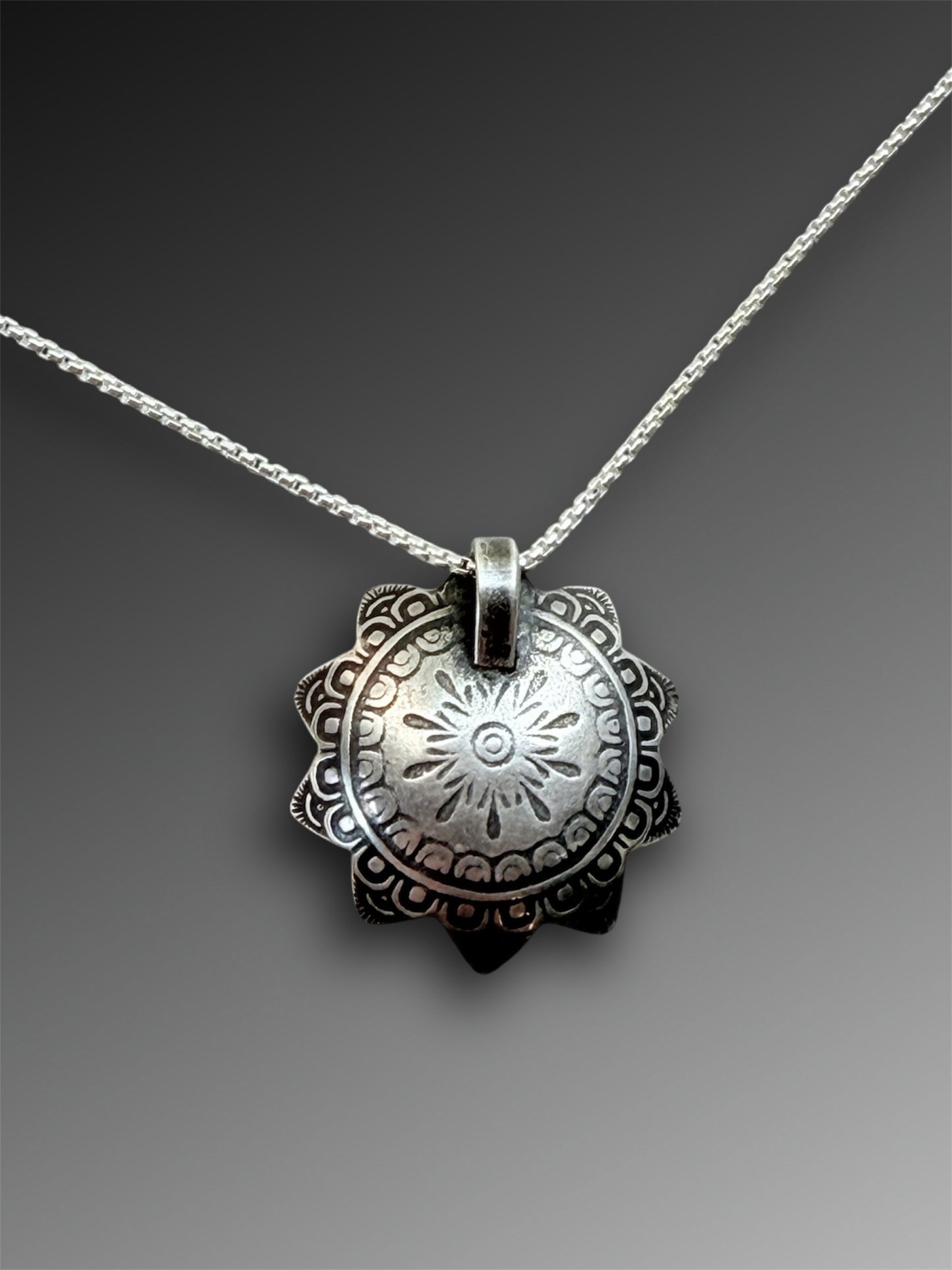 Yellow Calcite Sun Necklace