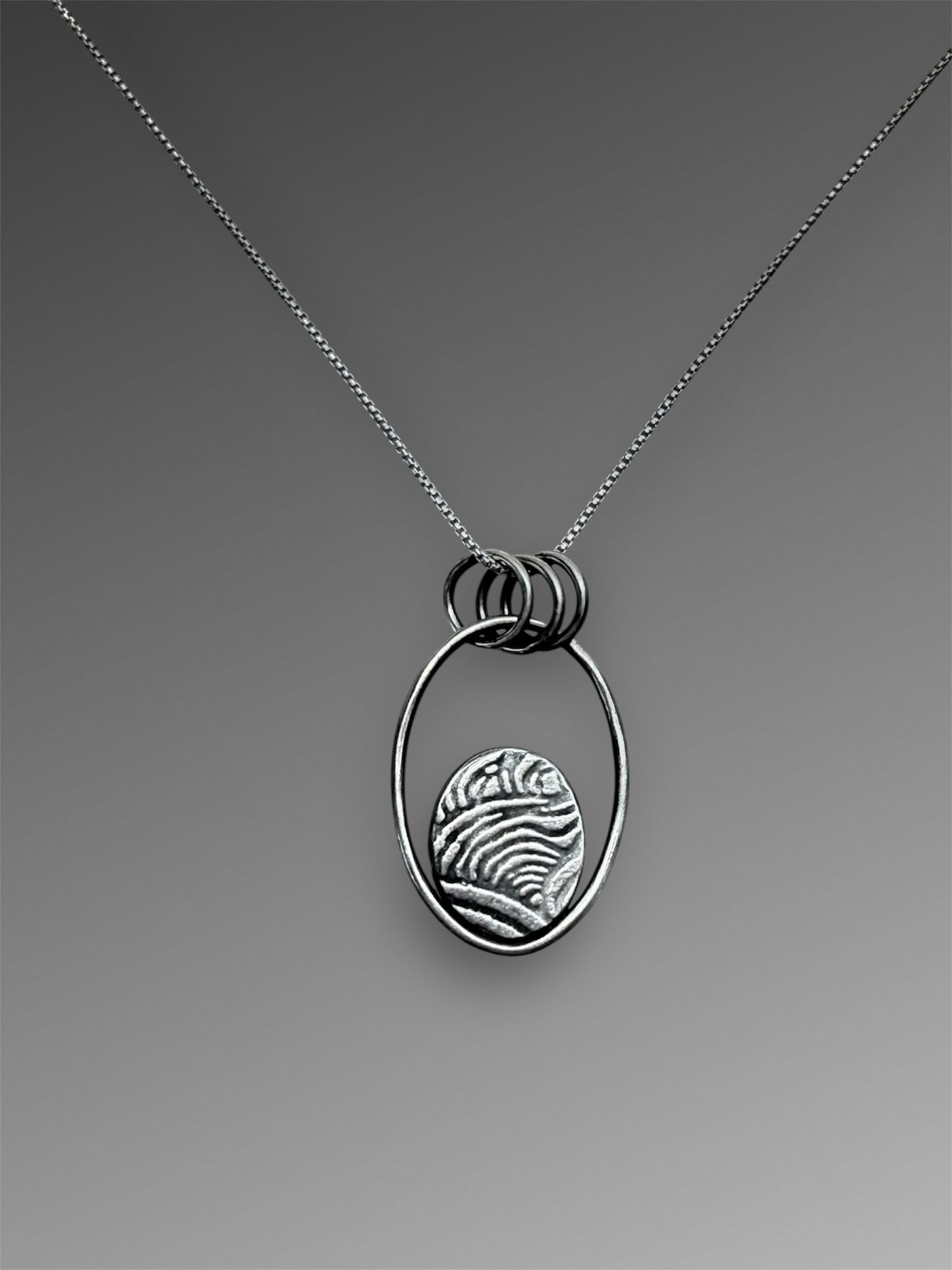 Green Tanzurine Oval Pendant