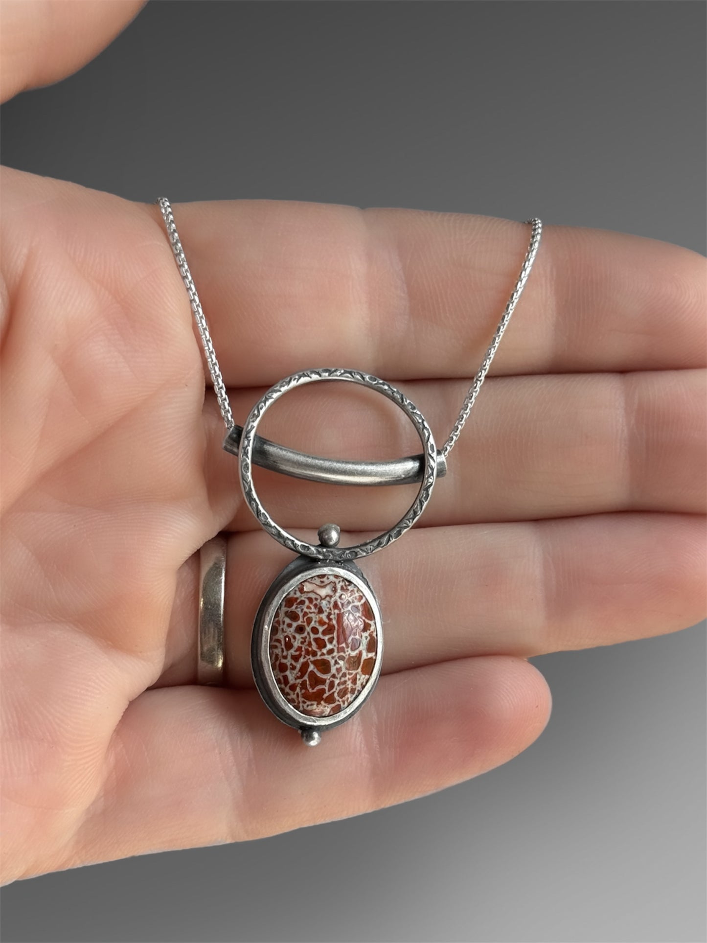 Red Dino Pendant