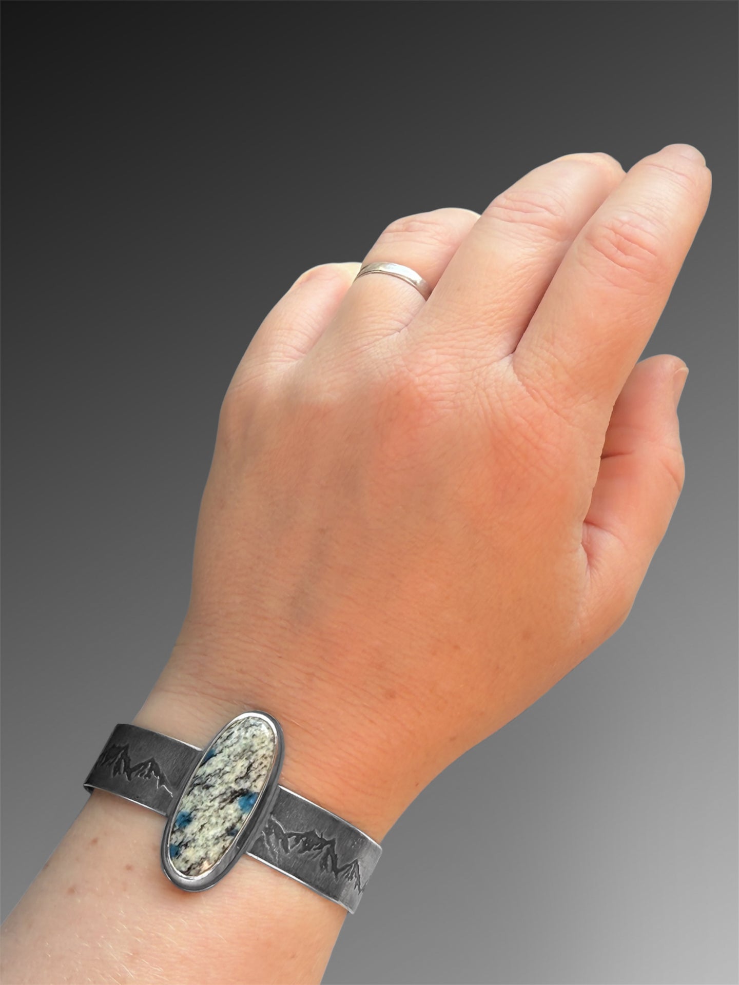 K2 Jasper Cuff with Mountains