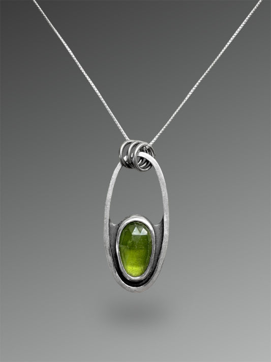 Vesuvianite Oval Necklace