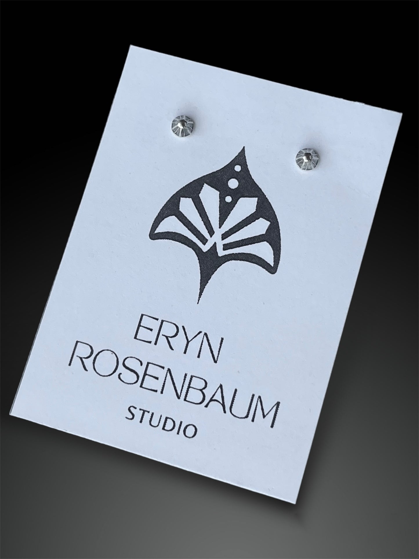 Tiny Silver Stud Post Earrings