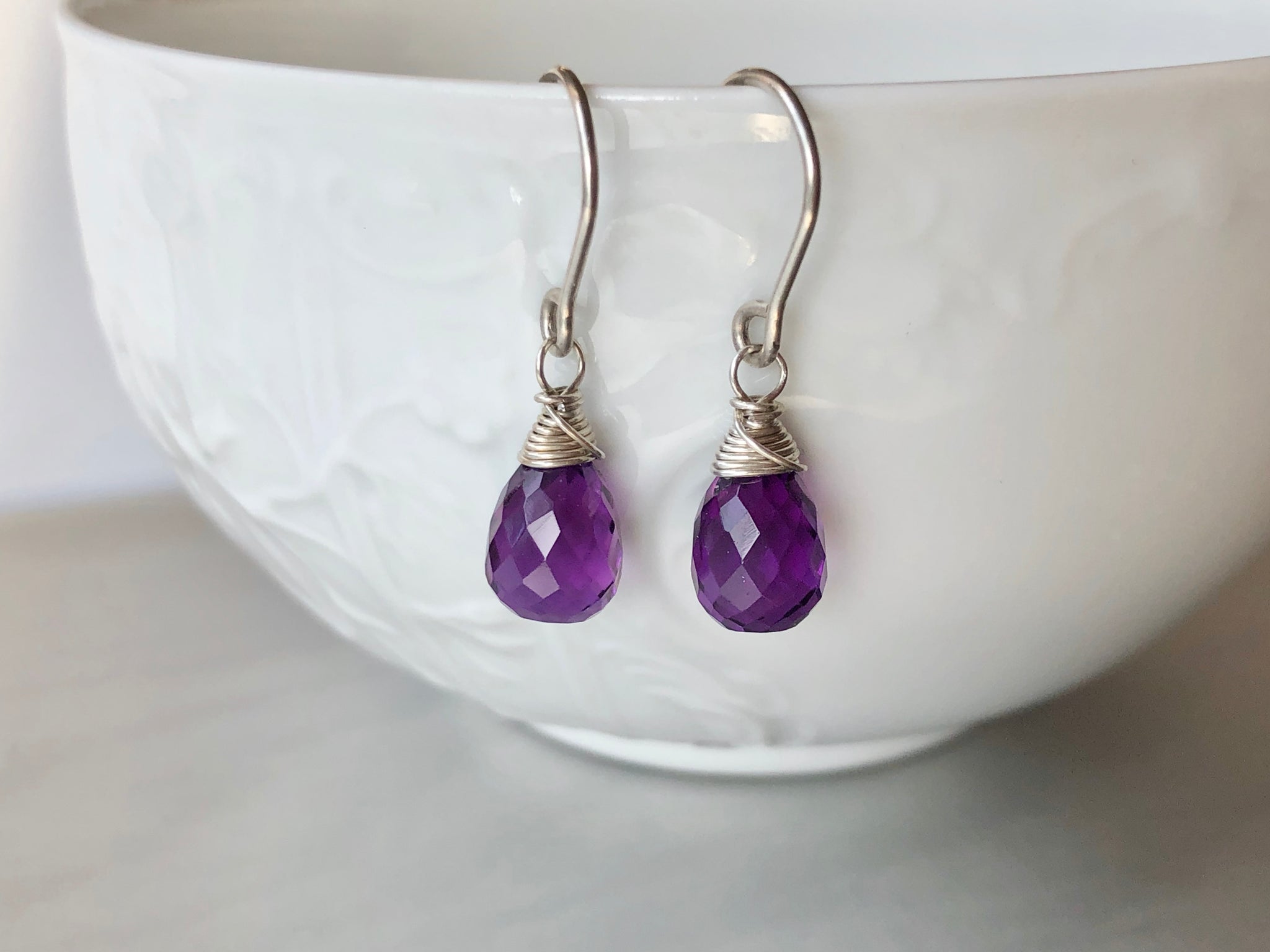 Dark Purple Earrings 2024 | favors.com