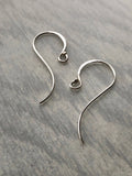 Extra Pair of Signature Ear Hooks: Replacement Ear Wires for Existing Earrings